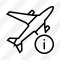 Airplane Information Icon