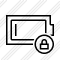 Battery Empty Lock Icon