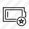 Battery Empty Star Icon