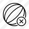 Beach Ball Cancel Icon