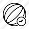 Beach Ball Clock Icon