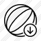 Beach Ball Download Icon