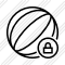 Beach Ball Lock Icon