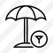 Beach Umbrella Filter Icon