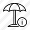 Beach Umbrella Information Icon