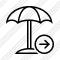 Beach Umbrella Next Icon