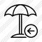 Beach Umbrella Previous Icon