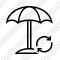 Beach Umbrella Refresh Icon