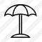 Beach Umbrella Icon