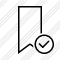 Bookmark Ok Icon