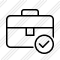 Briefcase Ok Icon