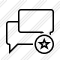 Chat 2 Star Icon