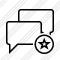 Chat Star Icon