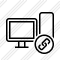 Computer Link Icon