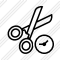 Cut Clock Icon