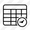 Database Table Clock Icon