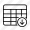 Database Table Download Icon