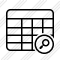 Database Table Search Icon