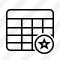 Database Table Star Icon