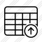 Database Table Upload Icon