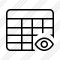 Database Table View Icon