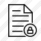 Document Lock Icon