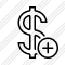 Dollar Add Icon