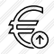 Euro Upload Icon