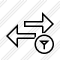 Exchange Horizontal Filter Icon