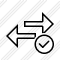 Exchange Horizontal Ok Icon