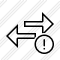 Exchange Horizontal Warning Icon