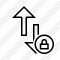 Exchange Vertical Lock Icon