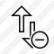 Exchange Vertical Remove Icon