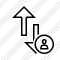 Exchange Vertical User Icon