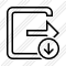 Exit Download Icon