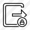 Exit Lock Icon