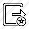 Exit Star Icon