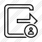 Exit User Icon