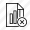 File Chart Cancel Icon