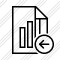 File Chart Previous Icon