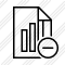 File Chart Remove Icon