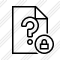 File Help Lock Icon