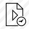 File Movie Clock Icon