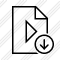 File Movie Download Icon