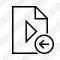 File Movie Previous Icon