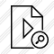 File Movie Search Icon