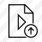 File Movie Upload Icon