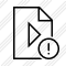 File Movie Warning Icon