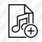 File Music Add Icon