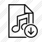 File Music Download Icon